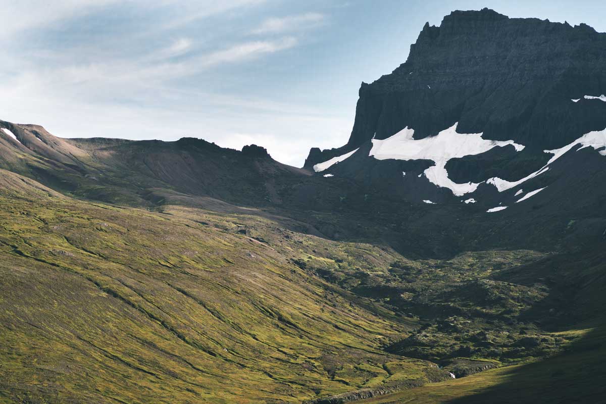 Bergspitze in Norwegen